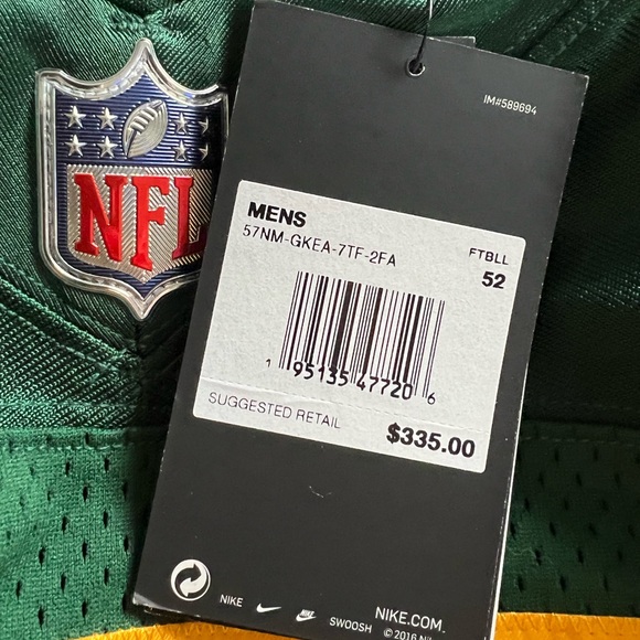 Nike elite Aaron Rodgers throwback Green Bay packers jersey - Picture 6 of 7